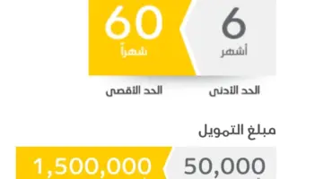 "للسعوديين بدون كفيل" تمويل شخصي فوري 50,000 بالتقسيط على 60 شهر