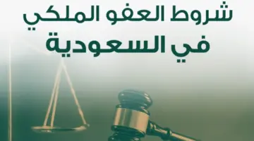 ما هي شروط العفو الملكي السعودي 1445 والفئات المستحقة؟