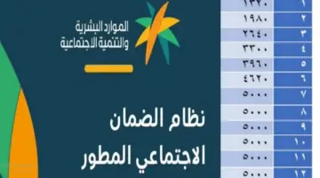 كم يبلغ الحد المانع للضمان المطور 1445؟ " الموارد البشرية" تجيب
