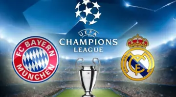 القنوات الناقلة لمباراة ريال مدريد وبايرن ميونخ في ذهاب نصف نهائي دوري أبطال أوروبا