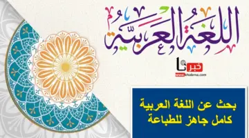 أفضل بحث عن اللغة العربية كامل جاهز للطباعة بالعناصر والأفكار لجميع المراحل التعليمية