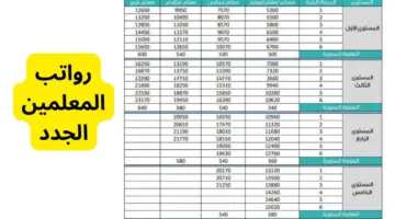 وزارة التعليم السعودية تُعلن سلم رواتب المعلمين 2024 ومعايير الحصول على الترقية