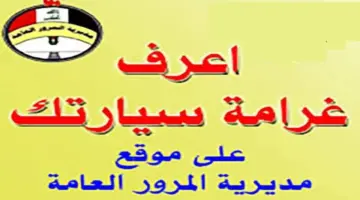 كيف أعرف الغرامة علي سيارتي وحقيقة تخفيض الغرامات المرورية العراق للنصف بقرار رسمي؟