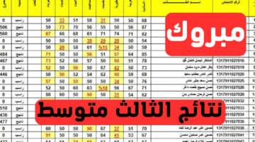 " استعلم الآن" رابط نتائج الثالث المتوسط الدور الاول عبر موقع وزارة التربية والتعليم