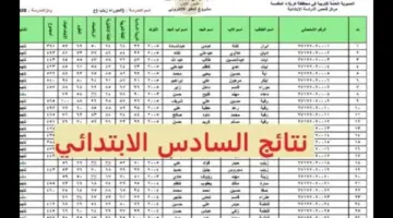 "وزارة التعليم العراقية" تعلن عن رابط نتائج الصف السادس الابتدائي الدور الاول 2024 لعموم المحافظات
