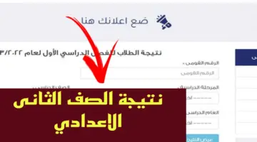 "وزارة التربية والتعليم" تعلن عن موعد ظهور نتيجة الصف الثاني الاعدادي برقم الجلوس 2024 الترم الثاني