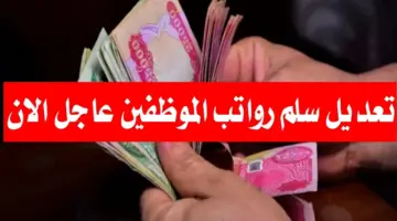 قرار عاجل من وزارة المالية العراقية رواتب الموظفين بزيادة 50% بحساباتهم البنكية الأحد بعد تعديل موعدها
