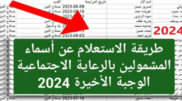 الفرصة الأخيرة.. طريقة الاستعلام عن أسماء المشمولين بالرعاية الاجتماعية الوجبة الأخيرة 2024 عبر منصة مظلتي واهم الشروط