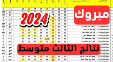 رابط فعال" نتائج الثالث متوسط كربلاء الدور الأول 2024 عبر ملازمنا