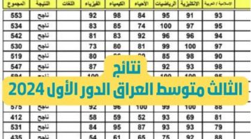 ظهرت الان .. "رسميًا في الكربلاء" رابط فعال رسمي لنتائج الثالث المتوسط 2024 بعد قليل 