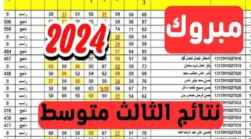 ظهرت حااالا رسميًا موعد ظهور الثالث المتوسط في العراق 2024 لجميع المحافظات بروابط رسمية 