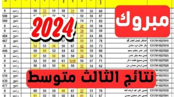 ظهرت الااااان "رسميًا محافظة القادسية" التربية العراقية تكشف رابط رسمي الآن لنتائج الثالث المتوسط 2024 
