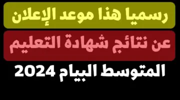 استعلم بأكثر من طريقة.. رابط نتائج البيام 2024 عبر موقع وزارة التربية ومنصة الديوان الوطني للاختبارات 