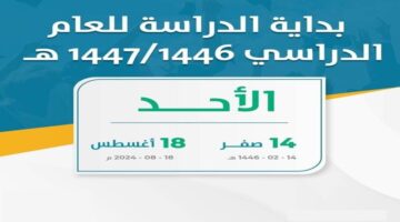 رسميا.. وزارة التعليم تعلن عن بداية العام الدراسي 1446 واستمرار نظام الثلاثة فصول