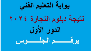 "برقم الجلوس".. رابط نتيجة دبلوم التجارة 2024 عبر بوابة التعليم الفني