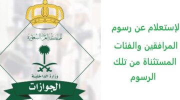 فئات معفاة من رسوم الإقامة بالمملكة العربية السعودية 1445