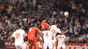 منتخب فلسطين يضمن التواجد في مونديال العالم بعد مباراته أمام لبنان 