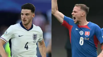 مواجهات دور الـ 16 يورو 2024 .. موعد موعد مباراة إنجلترا وسلوفاكيا والقنوات الناقلة