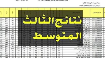 كيف يتم الاستعلام عن نتائج طلاب الصف الثالث المتوسط من خلال موقع نتائجنا العراق؟