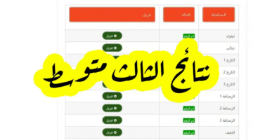 بالإسم فقط.. نتائج الثالث متوسط 2024 موقع ملازمنا results.mlazemna دور أول