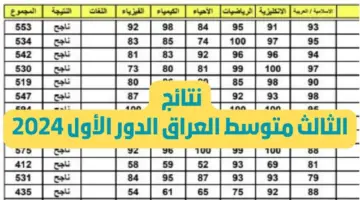"موقع نتائجنا".. يتصدر برفع نتائج الثالث متوسط الدور الأول