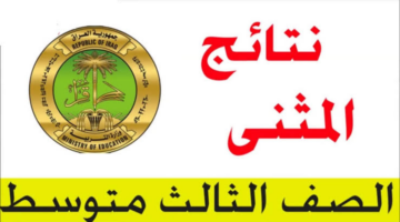 ظهرت الان من هنا (100 مليون مبروك) رابط ظهور نتائج المثنى بالأسم 2024 الثالث المتوسط دور أول عبر الموقع الرسمي وزارة التربية والتعليم العراقية