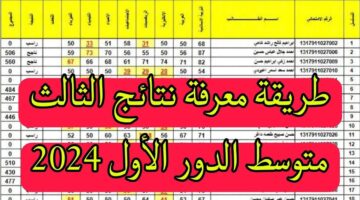 رابط فعال.. نتائج الثالث متوسط 2024 محافظة الكرخ 2 الدور الأول pdf وزارة التربية ونتائجنا
