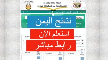 رابط نتائج الصف التاسع 2024 اليمن برقم الجلوس استعلم بكل سهولة "yemenexam.com" مباشر