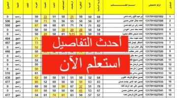 نتائج الصف الثالث متوسط 2024 Pdf عبر موقع ملازمنا "نتائجنا" والوزارة