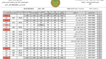 نتائج الصف السادس ابتدائي الدور الأول 2024 عبر موقع نتائجنا