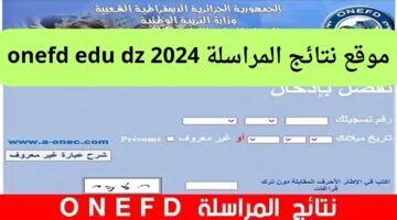 حسب الولاية.. نتائج المراسلة inscriptic onefd edu dz 2024 الديوان الوطني للتعليم