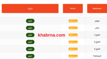 ظهرت الآن بنسبة نجاح 88% نتيجة الثالث متوسط العراق .. من هنا كشوف النتيجة PDF