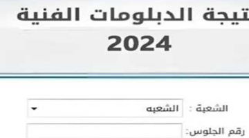 نتيجة الدبلومات الفنية 2024 الدور الأول جميع التخصصات عبر رابط بوابة التعليم الفني