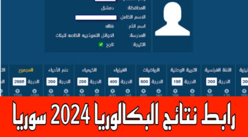 هُنـــا رابط نتائج البكالوريا 2024 سوريا حسب الاسم ورقم الاكتتاب عبر موقع moed.gov.sy "القسم العلمي والأدبي"