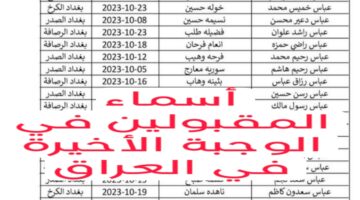خبر هام..الشؤون الإجتماعية العراقية تكشف عن أسماء المقبولين في الوجبة الأخيرة 2024