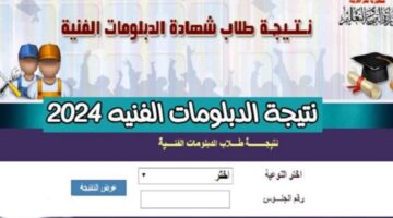 ؛؛اعرف نتيجتك؛؛ فور ظهورها بالاسم ورقم الجلوس..روابط فعالة لنتائج الدبلومات الفنية 2024(صناعي-تجاري-زراعي-فندقي)