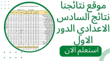"هنا" رابط نتائج السادس الاعدادي العراق الدور الأول 2024 جميع المحافظات موقع الوزارة epedu.gov.iq
