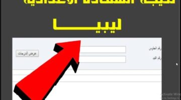 HERE نتائج الإعدادية ليبيا.. nec.gov.ly رابط نتيجة الشهادة الإعدادية ليبيا 2024 الدور الأول عبر موقع وزارة التربية الليبية