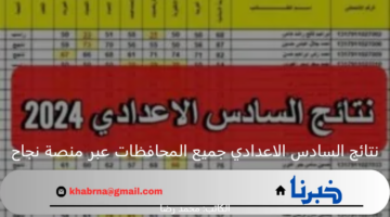 بالرقم الامتحاني.. نتائج السادس الاعدادي جميع المحافظات العراقية عبر منصة نجاح