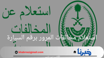 الآن.. استعلام مخالفات المرور برقم السيارة 1446 وكيفية تقديم اعتراض عبر أبشر