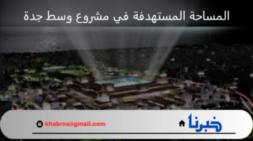 ما هي المساحة المستهدفة في مشروع وسط جدة الذي سيحول المدينة لوجهة عالمية؟