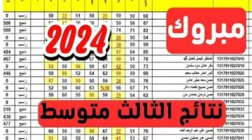 "كشوفات pdf لكل محافظة بغداد" استعلم عن نتائج الثالث المتوسط 2024 بروابط رسمية