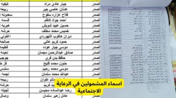 منصة مظلتي .. أسماء المستفيدين من الرعاية الاجتماعية 2024 في العراق الوجبة الأخيرة