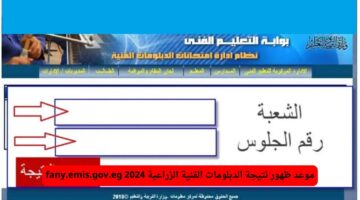 ظهرت مفعًل نتيجة الدبلومات الفنية2024 واعتمادها رسميا من وزير التربية والتعليم الفني