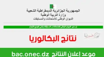 من هنا.. رابط الاستعلام عن نتائج البكالوريا في الجزائر لعام 2024