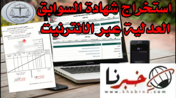 خطوات استخراج شهادة السوابق العدلية عبر الانترنت في الجزائر 2024