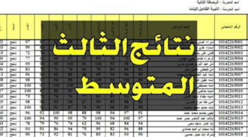 متى تنشر نتائج اعتراضات الثالث متوسط 2024 العراق