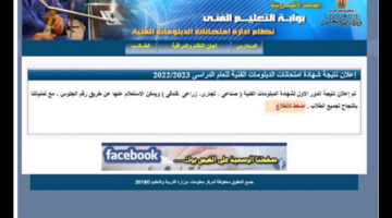 "الإعلان الرسمي من وزارة التربية والتعليم".. عن موعد ورابط نتيجة الدبلومات الفنية 2024 في مصر