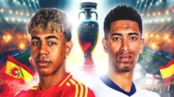 المواجهة الساخنة بين انجلترا واسبانيا فى نهائى اليورو والقنوات الناقلة