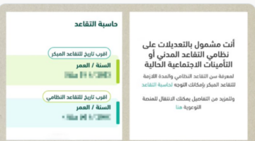 احسب سن نهاية الخدمة.. حاسبة التقاعد المبكر في قانون التأمينات الإجتماعية الجديد